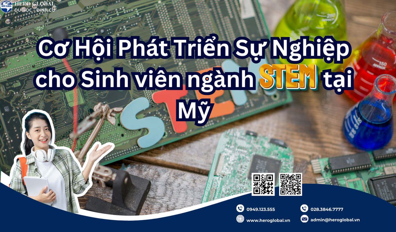 Cơ Hội Phát Triển Sự Nghiệp cho Sinh viên ngành Stem tại Mỹ