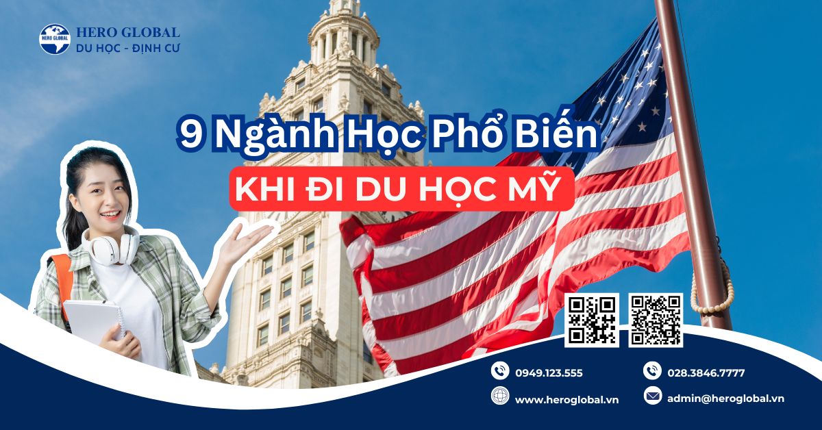 9 ngành học phổ biến khi đi du học Mỹ