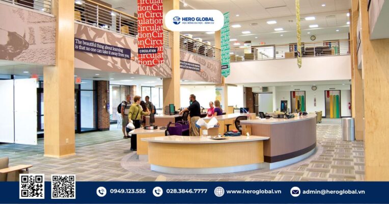 Cơ sở vật chất tại Capital university - Thư viện Luce: Nơi lưu trữ hàng nghìn đầu sách, tài liệu học thuật hỗ trợ tối đa cho việc nghiên cứu của sinh viên.