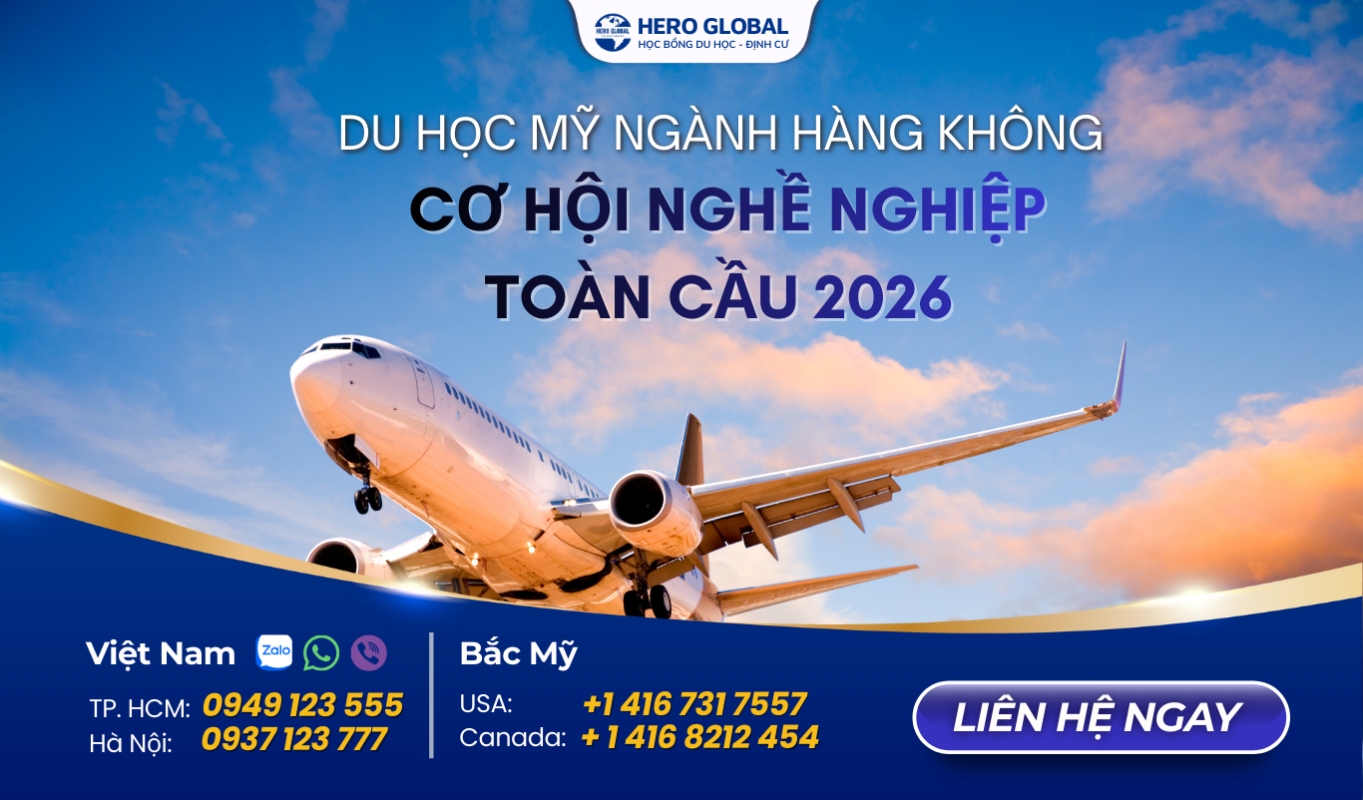 Tất tần tật về du học Mỹ ngành hàng không