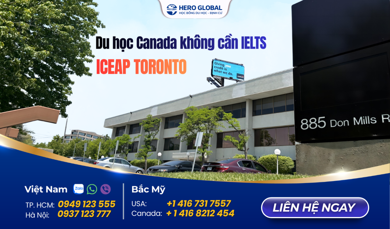 Du học Canada không cần IELTS với ICEAP Toronto