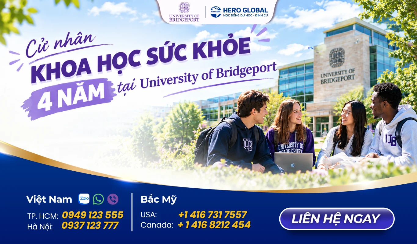 Cử nhân Khoa học Sức khỏe 4 năm tại University of Bridgeport